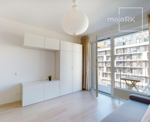 PRENAJATÉ- 1 izb. útulný byt s balkónom kompletne zariadený v novostavbe časť - SLNEČNICE MESTO, BA V.