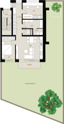 Rezervovaný Byt 73m2 záhrada 175m2, A1 , Alžbetin Dvor