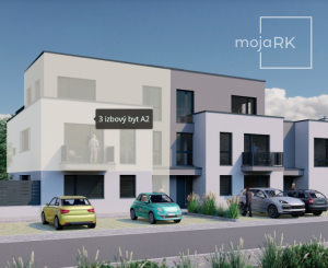 REZERVOVANÝ A2 108m2 strešná terasa 44m2, Kačín, Alžbetin Dvor