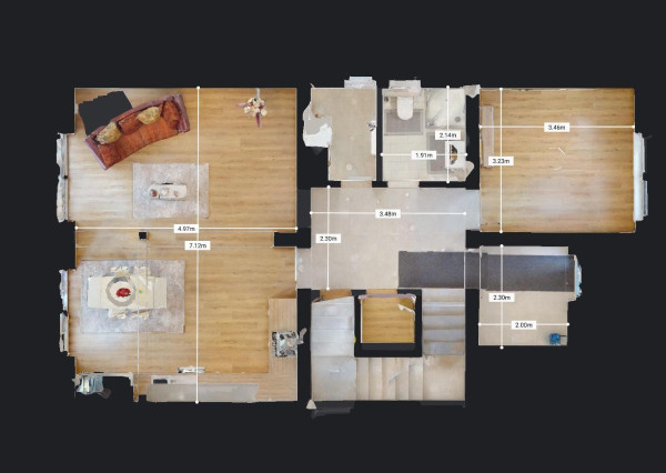 PREDANÉ-Novostavba 5 izb.rodinný dom RD1/C:132 m2,rovinatý pozemok 505 m2, Trnava.