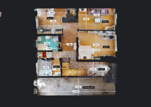 PREDANÉ -V blízkosti Stupavského parku 7 izbový rodinný dom, pozemok 634 m2, 3 garáž. STUPAVA