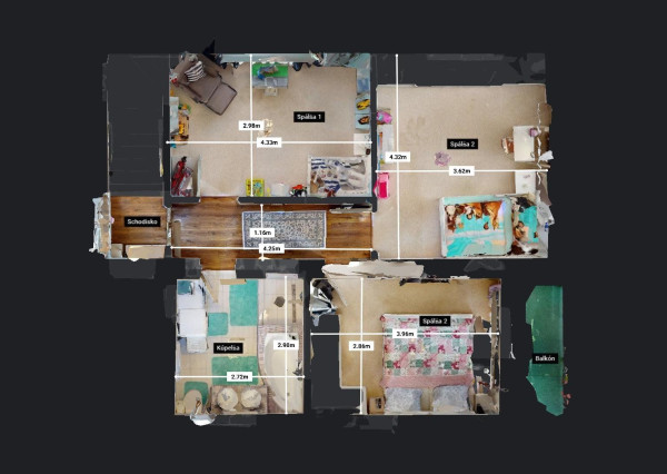 PREDANÉ -rod.dom s pozemkom 908 m2,bazénom,altánkom,3 x garáž v tesnej blízkosti ZŠ, MŠ a námestia v ZB.