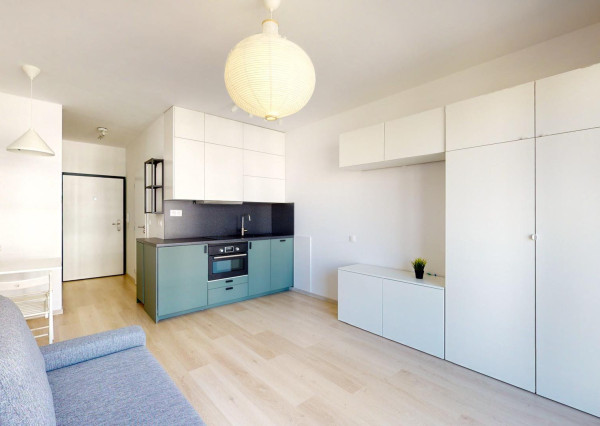 PRENAJATÉ- 1 izb. útulný byt s balkónom kompletne zariadený v novostavbe časť - SLNEČNICE MESTO, BA V.