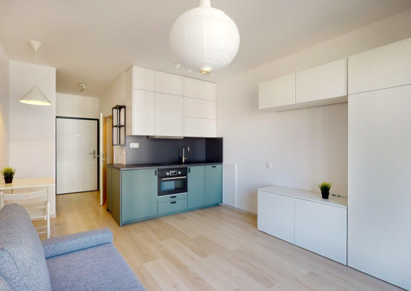 PRENAJATÉ- 1 izb. útulný byt s balkónom kompletne zariadený v novostavbe časť - SLNEČNICE MESTO, BA V.