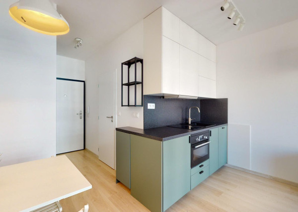 PRENAJATÉ- 1 izb. útulný byt s balkónom kompletne zariadený v novostavbe časť - SLNEČNICE MESTO, BA V.