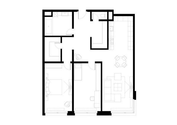 PRENAJATÉ - Úplne nový, elegantný 3 izb. byt 123 m2 zariadený, 2 x parking, priamo v centre BA I - Staré Mesto.