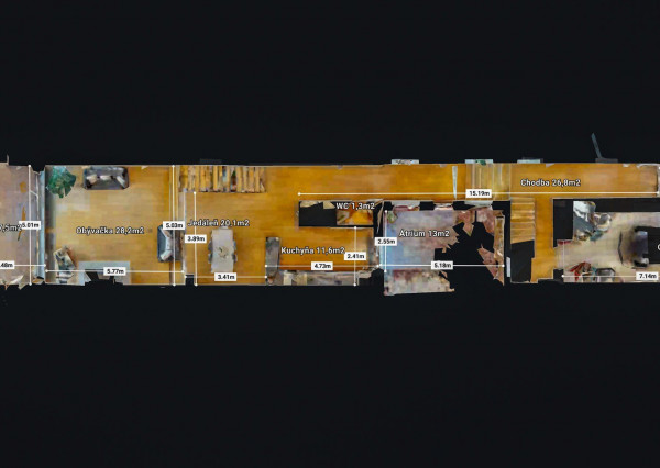 PREDANÉ- 5 izb.rodinný dom v TOP lokalite KOLIBA s panoramatickým výhľadom na mesto a zeleň, sauna,krb,garáž.