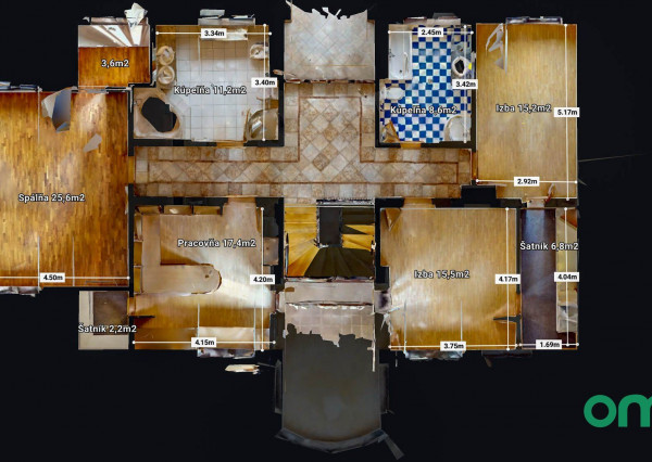 PREDANÉ-6 izb.rodinný dom,POZEMOK 1112 m2, v tesnej blízkosti lesa.