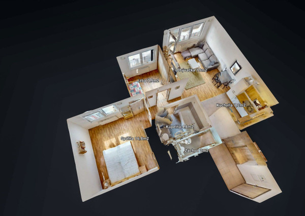 Južne orientovaný 3i s parkovaním v Perle Ružinova