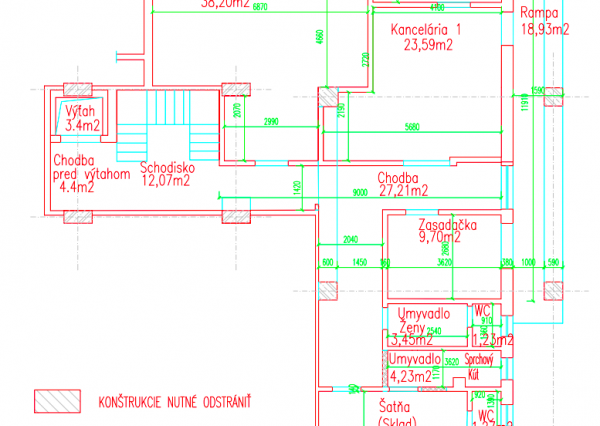 Obchodné priestory so skladmi, nakladaciou rampa, Petržálka