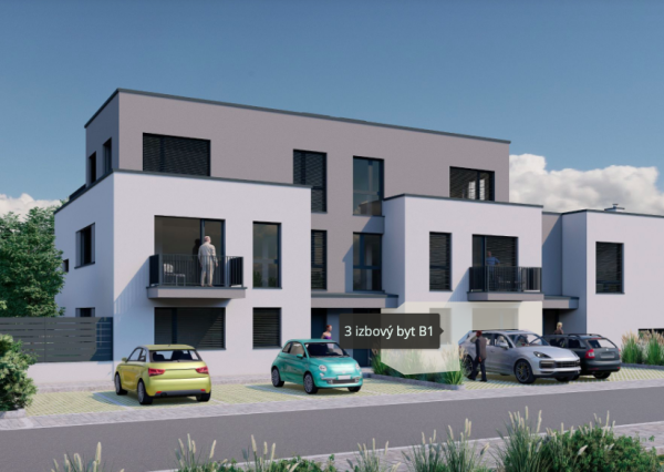 3i Byt v štandarde s kuchyňou so záhradou 63 m2,