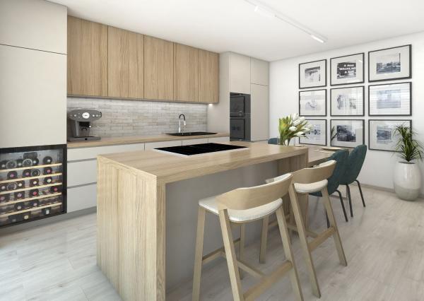 3i Byt v štandarde s kuchyňou so záhradou 63 m2,