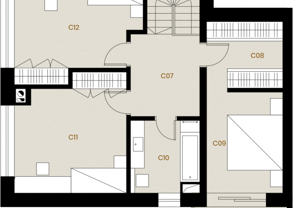 Rodinný dom C1 128m2 v štandarde aj s linkou, Alžbetin Dvor