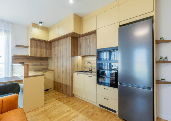 Úplne NOVÝ zariadený 3 izb.byt METROPOLIS + parking, pivnica.