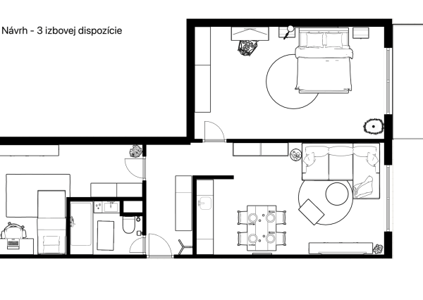 Svetlý 2-izbový byt po rekonštrukcii v Ružinove – Jašíková
