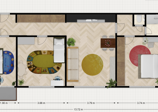 3,5-izbový byt po rekonštrukcii s balkónom, Račianska