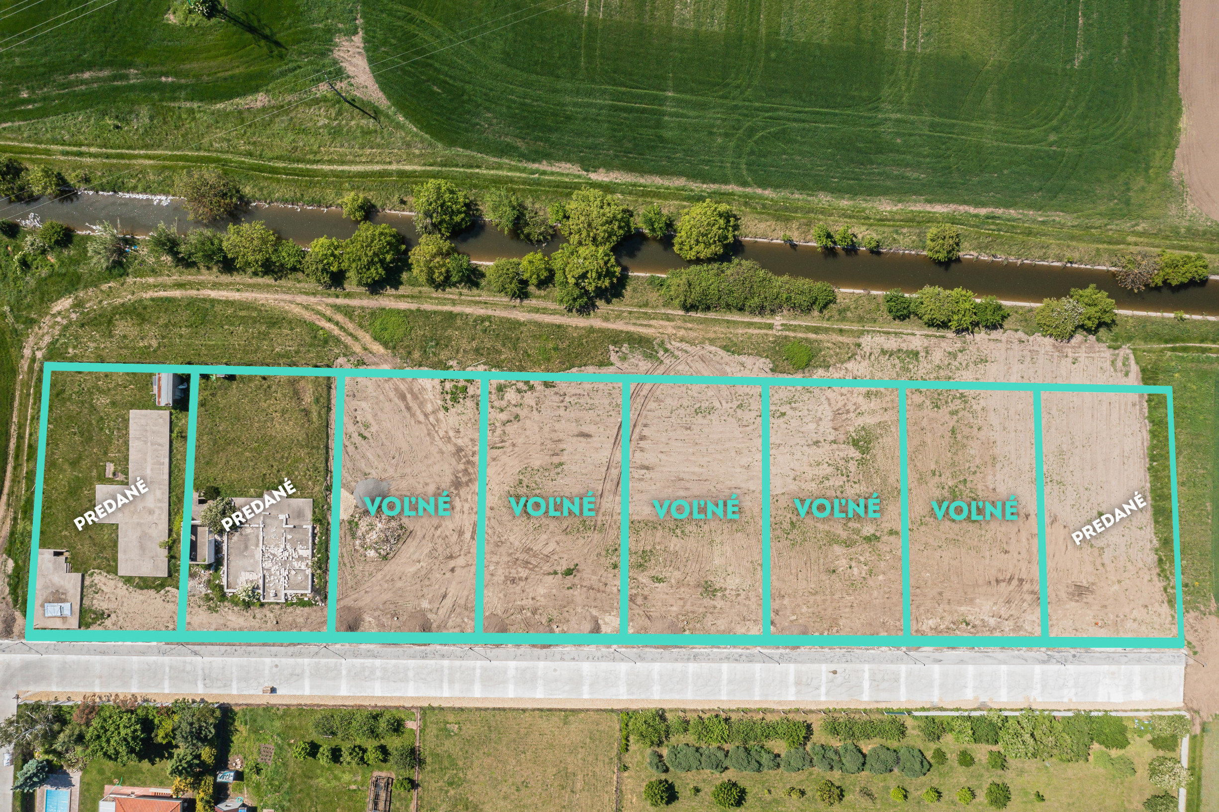 Ponuka stavebných pozemkov v obci Štvrtok na Ostrove